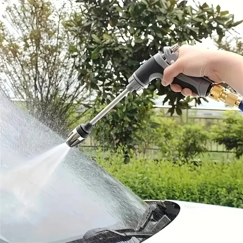 Pistolet Haute Pression T8 💦 — Débit Variable, Lavage Voiture & Arrosage Jardin | Solo ou Kit