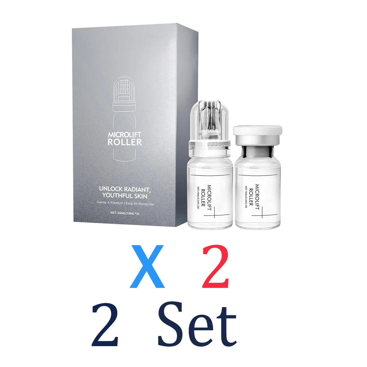 Sérum iluminador con microagujas de 0,25 mm, sérum facial hidratante y reparador, hidratación profunda, fijador y restaurador, suave
