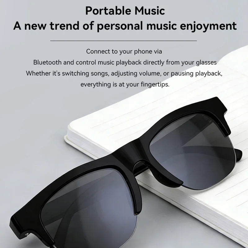 Lunettes audio Lenovo D12 à commandes tactiles 🕶️