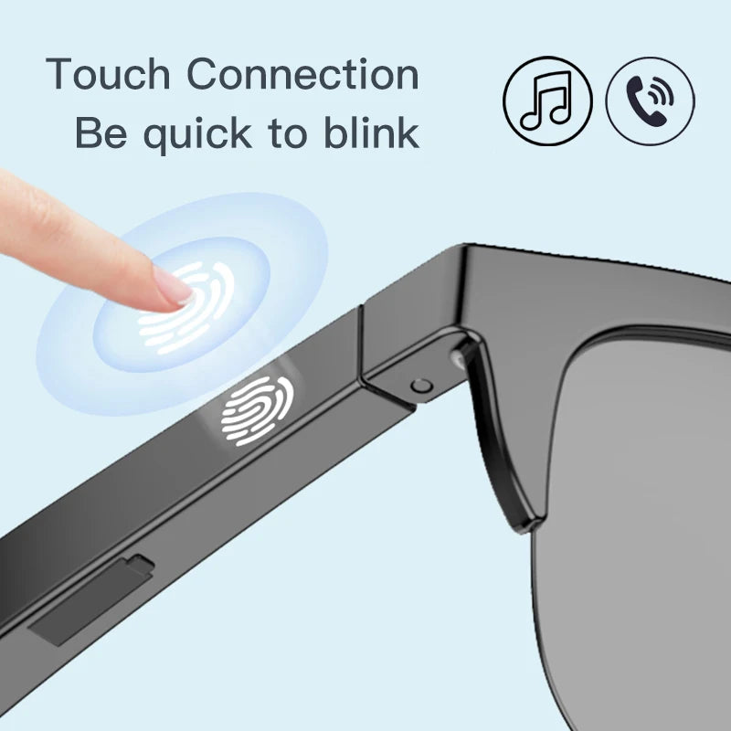 Lunettes audio Bluetooth Koipsse F06 noires 🕶️