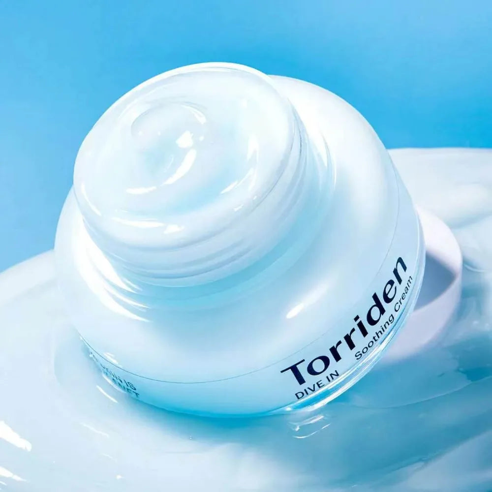 Crema hidratante y calmante de uso diario para mujer Torriden Korean, crema facial con ácido hialurónico