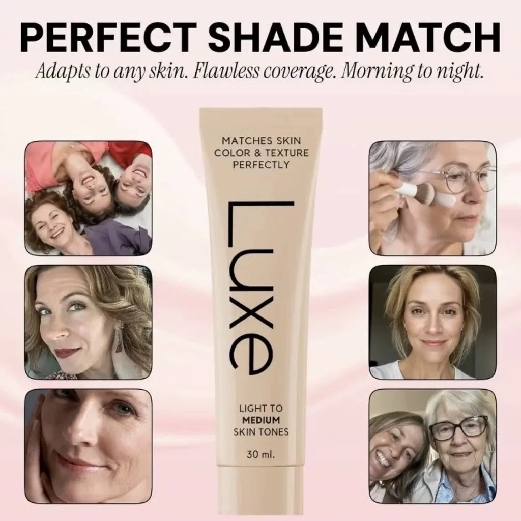 Base de maquillaje correctora Luxe Color Change resistente al agua, cobertura total para acné, cicatrices y tono de piel desigual, maquillaje facial de larga duración