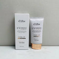 Protector solar D'Alba SPF50+ Korean UV Essence Waterfull Sun Cream, bloqueador solar, crema facial hidratante suave, 50 ml