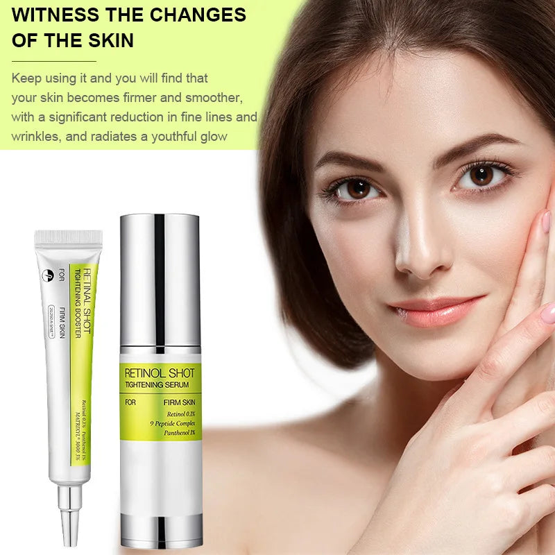 K-Beauty Retinol Shot Serum 💉 — Lifting, Firming & Anti-Wrinkle | Eye Cream & Hydration Booster