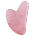 Herramienta de masaje facial Gua Sha de cuarzo rosa A+ de gran venta, cristal natural en forma de corazón, producto de belleza para el cuidado de la piel, reafirmante y tensor