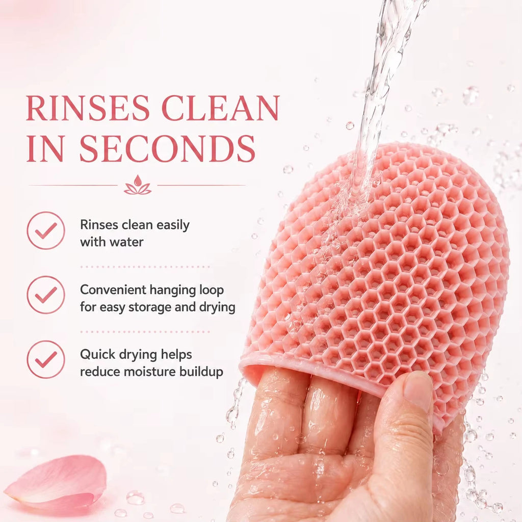 Gant de bain exfoliant en nid d'abeille, éponge de massage douce pour le nettoyage en profondeur du corps et l'élimination des peaux mortes
