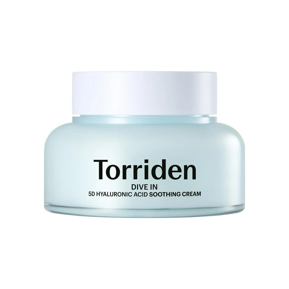 Crema hidratante y calmante de uso diario para mujer Torriden Korean, crema facial con ácido hialurónico