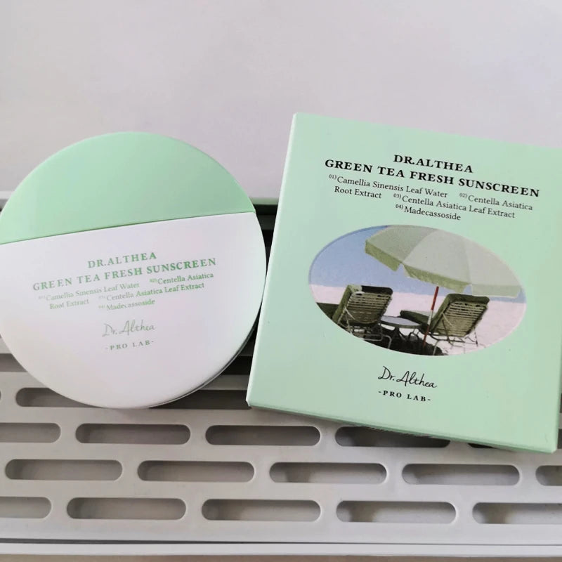 🌸 Dr. Althea 345 Cream, Spray Hydratant & Solaire Thé Vert — Apaisant, Longue Tenue & Nourrissant | K-Beauty