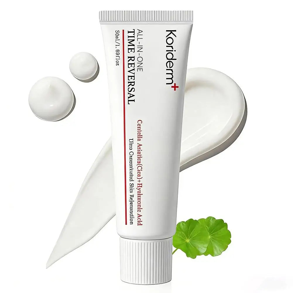 Korean Centella Asiatica Hyaluronic Acid Time Reverse Cream - Fast-Absorbing, Brightening, Ultra Oxidative Stress Repair