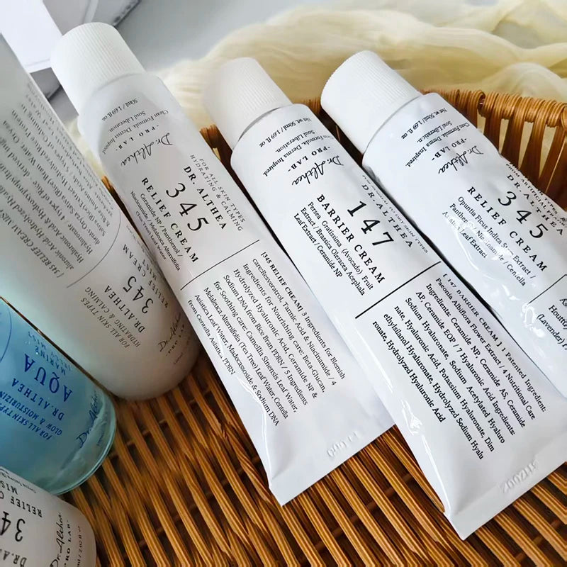 Hot Dr.Althea 345 Relief Face Cream Spray Hidratante 100ml Control de Grasa Duradero Cuidado Facial Crema PDRN Coreana Producto para el Cuidado de la Piel