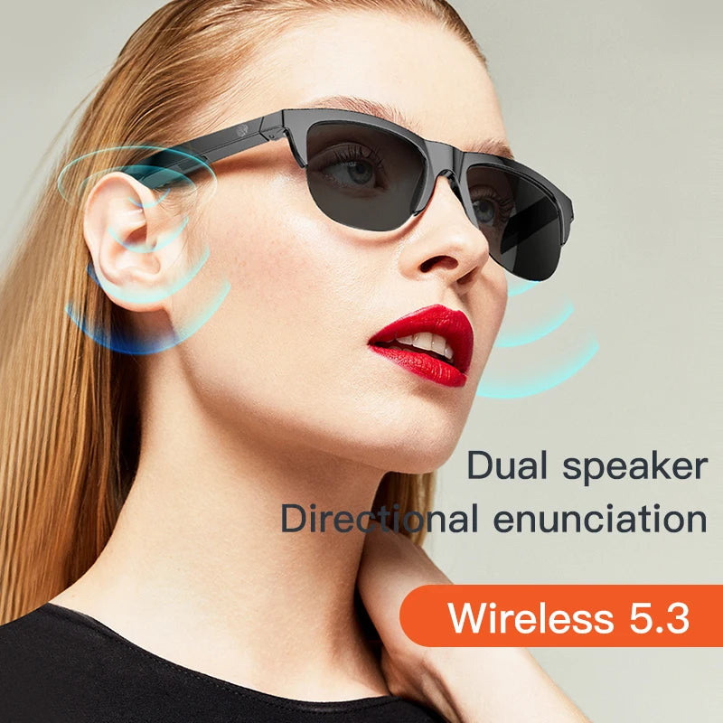 Lunettes audio Bluetooth Koipsse F06 noires 🕶️