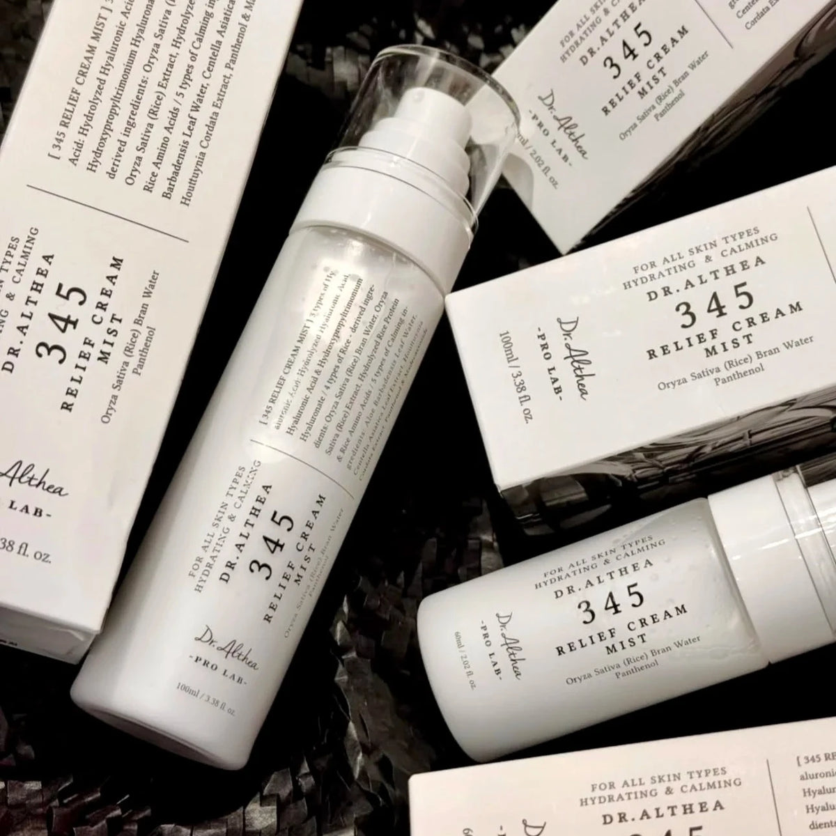 🌿 Dr.Althea 345 Relief Cream & 147 — Brume, Crème Apaisante & Sérum | Hydratant, Anti-Rougeurs & Éclat | K-Beauty Coréen
