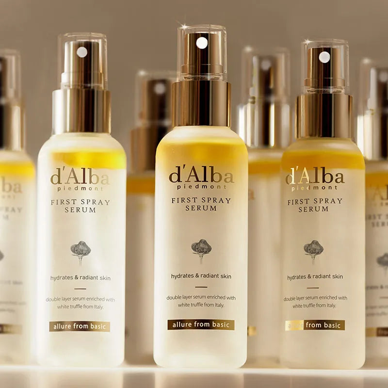 DAlba Korea 100ml Sérum Tónico de Trufa Blanca Spray Fijador Facial Hidratante e Iluminador Esencia en Bruma Nutritiva para el Cuidado de la Piel