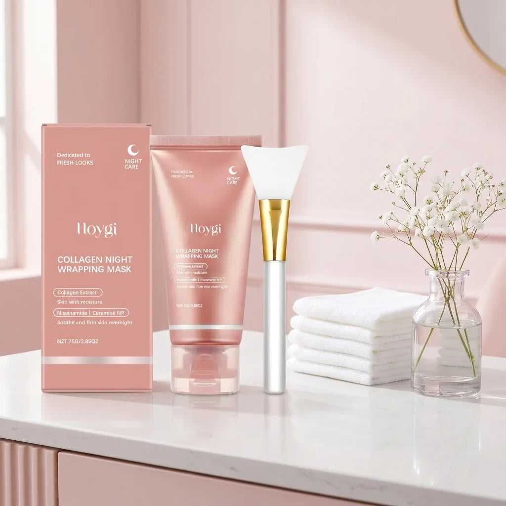 Hoygi Collagen Peel-Off & Night Mask 🌙 — Deep Hydration, Anti-Wrinkle & Radiant Complexion 75g