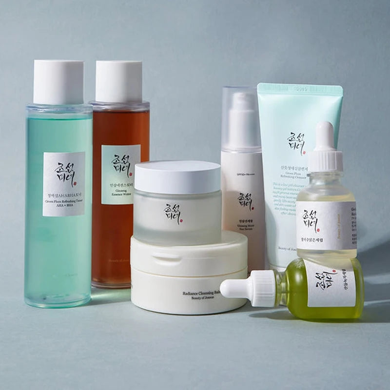 Beauty of Joseon Mild Facial Cleanser, Toner, Essence, Hydrating Skincare, SPF50+ Anti-UV Rice Probiotics Sunscreen
