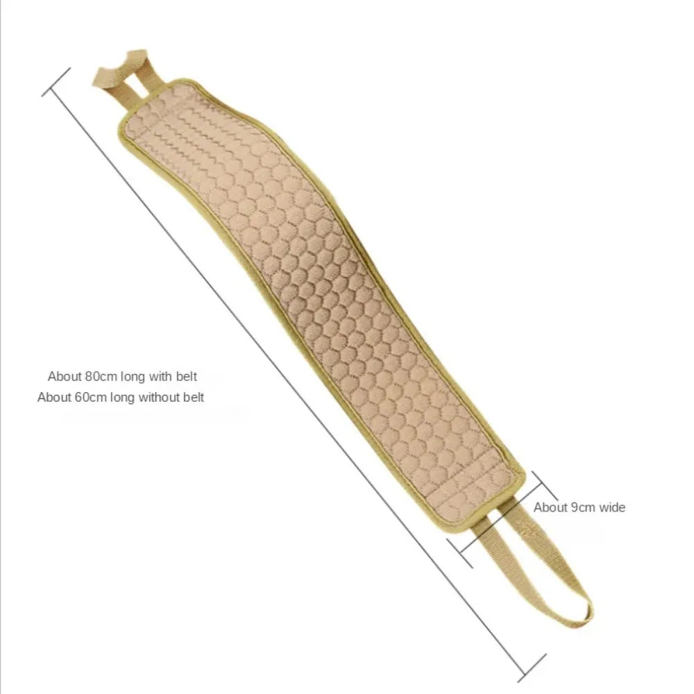 🛁 Gant Exfoliant Dos & Corps — Gommage Style Coréen & Japonais, Nettoyage Profond | Ceinture de Bain