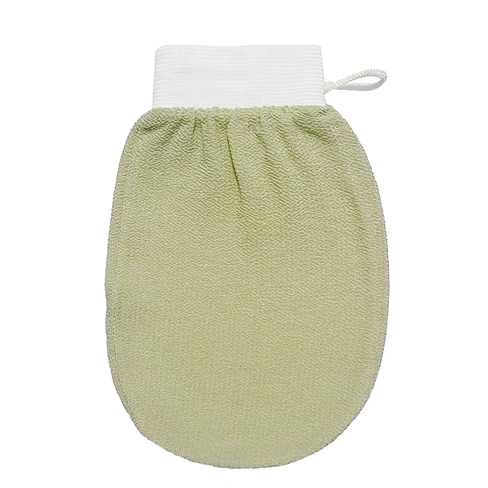 1 unidad de guantes exfoliantes para espalda, guantes de masaje facial para piel muerta, toallas de limpieza profunda duraderas y multicolores para ducha