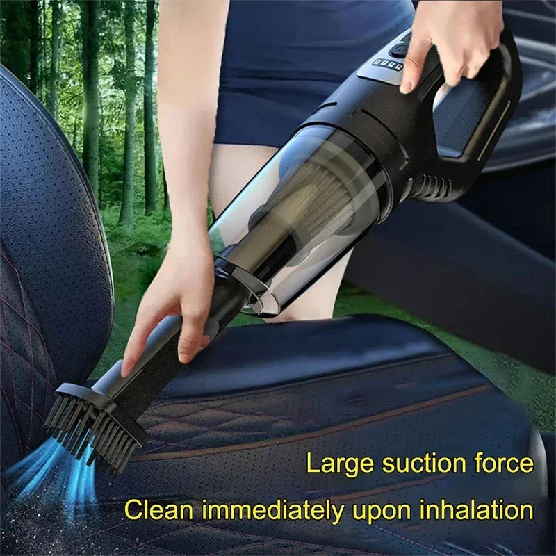 NYNY Cordless Portable Vacuum Cleaner 🌀 — 120W, Wet & Dry, Fast Charging | Car, Home & Pets