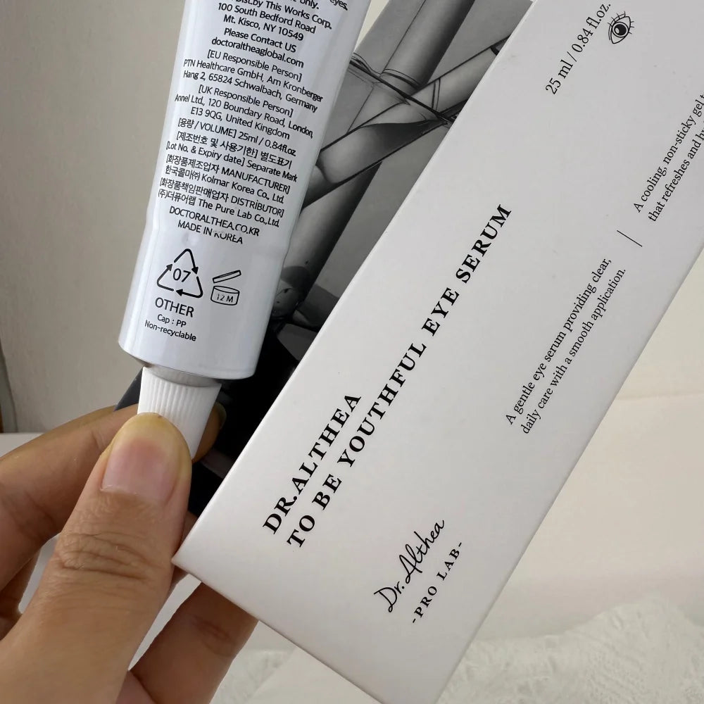 Dr.Althea To Be Youthful Eye Serum Refreshing Eye Serum Smooth Application Non-sticky Cooling Youthful Eye Skin Korean Eye Serum