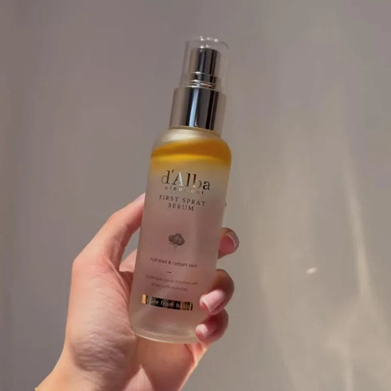 DAlba Korea 100ml Sérum Tónico de Trufa Blanca Spray Fijador Facial Hidratante e Iluminador Esencia en Bruma Nutritiva para el Cuidado de la Piel
