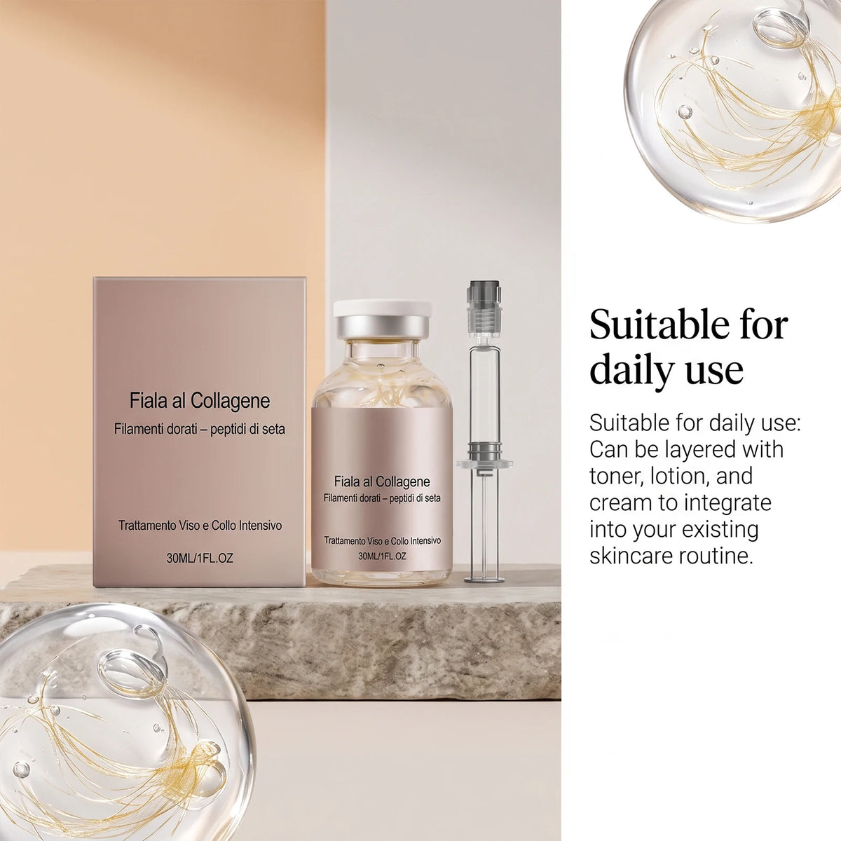 Set Stick Hidratante & Sérum en Ampolla de Seda K-Beauty 🌸 — Colágeno, Antiarrugas & Barrera Cutánea | Certificado CPNP