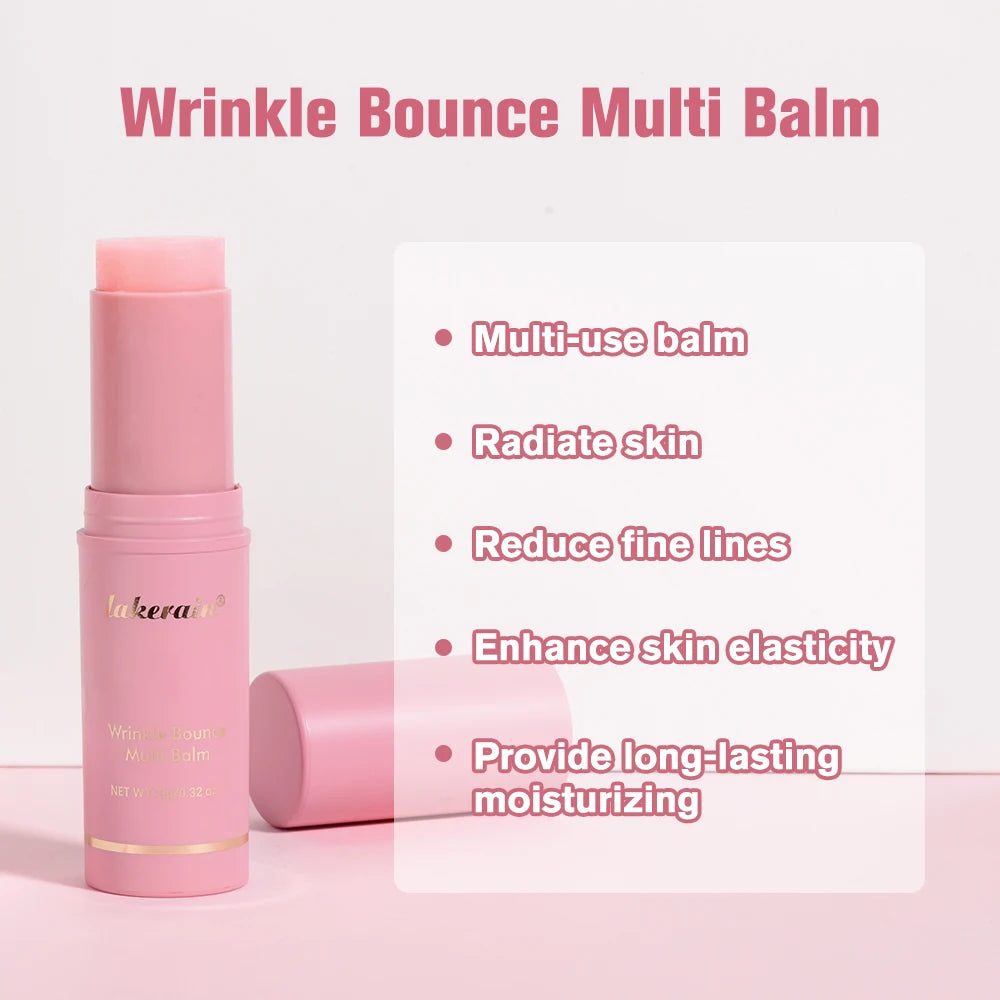 K-Beauty Hydrating Rose Balm Stick 💗 lakerain — Eyes, Cheeks & Neck | Anti-Wrinkle, Makeup Base 9g