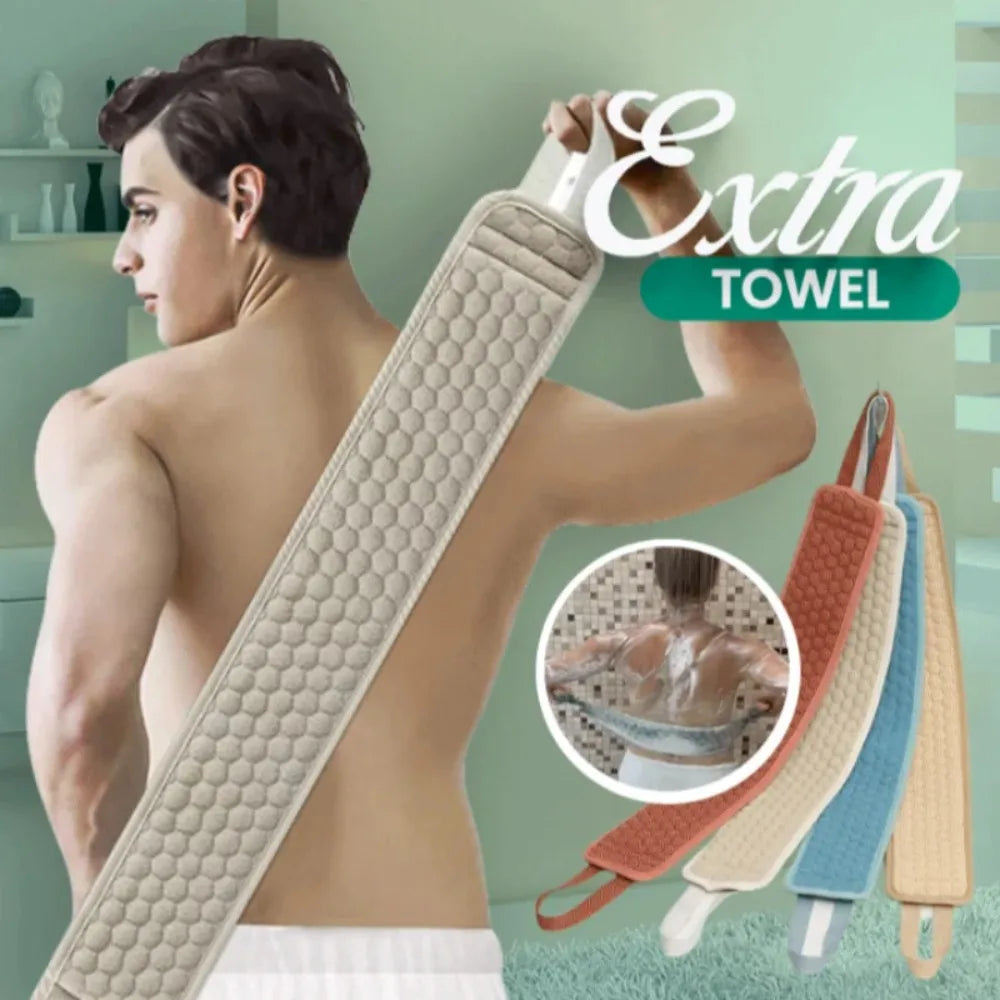 🛁 Gant Exfoliant Dos & Corps — Gommage Style Coréen & Japonais, Nettoyage Profond | Ceinture de Bain