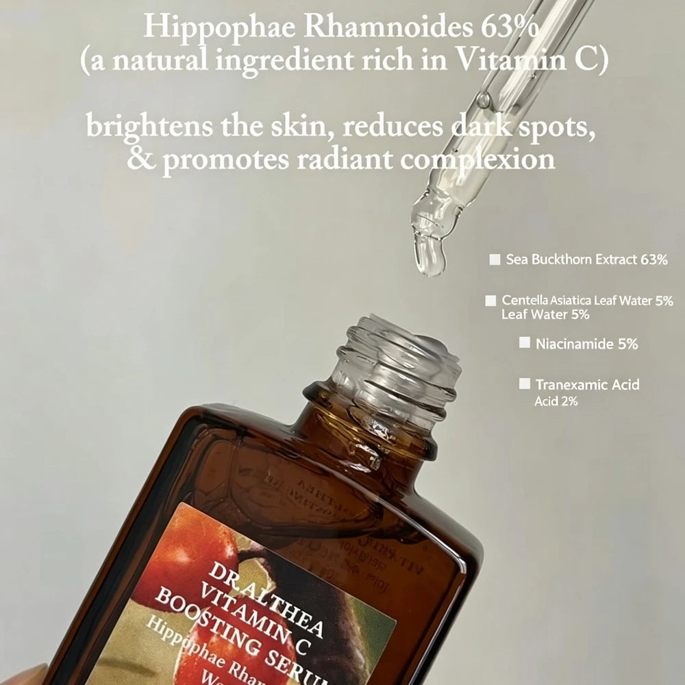Dr. Althea Vitamin C63 Boosting Serum Dark Spot Corrector Brightening Face Serum with Sea Buckthorn Korean Skincare Vegan