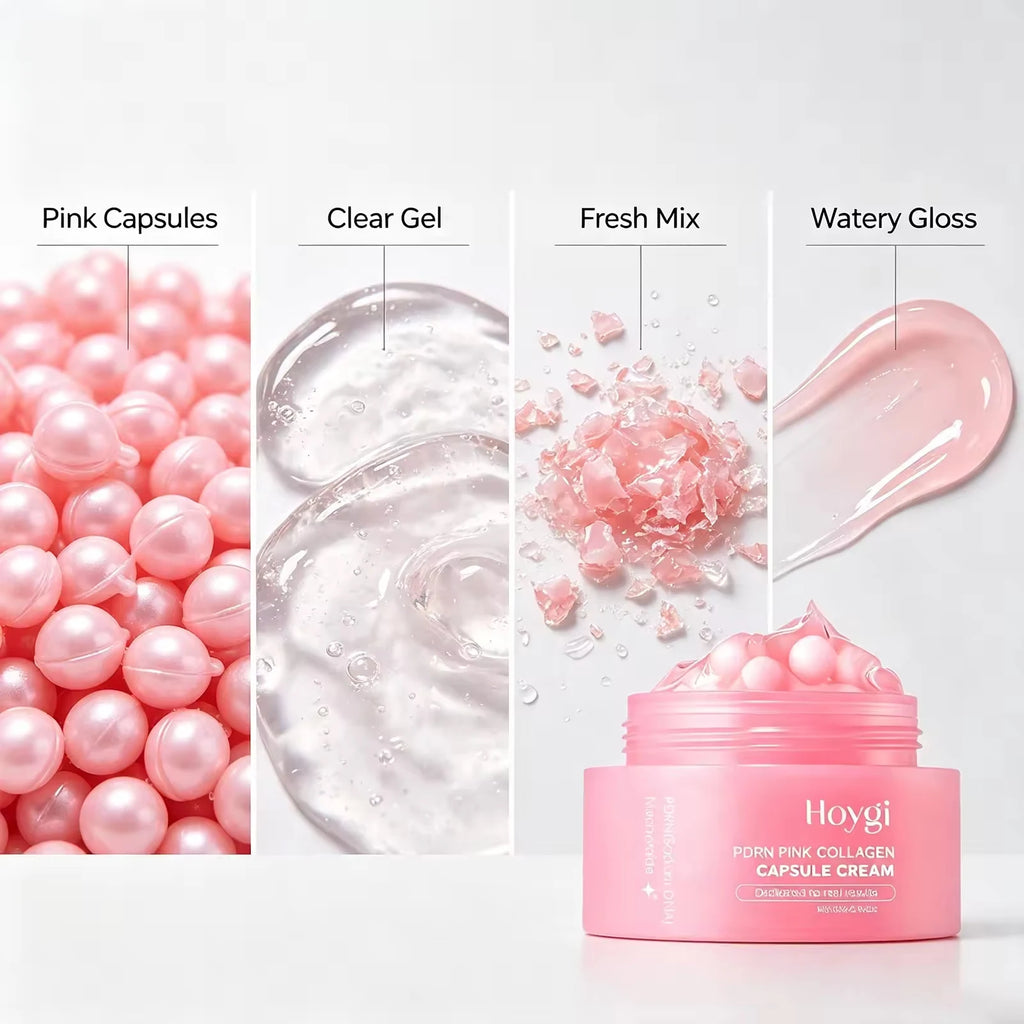 Eelhoe Rose PDRN Collagen Cream Capsules 🌸 — Anti-Wrinkle, Firming & Brightening Complexion 55g