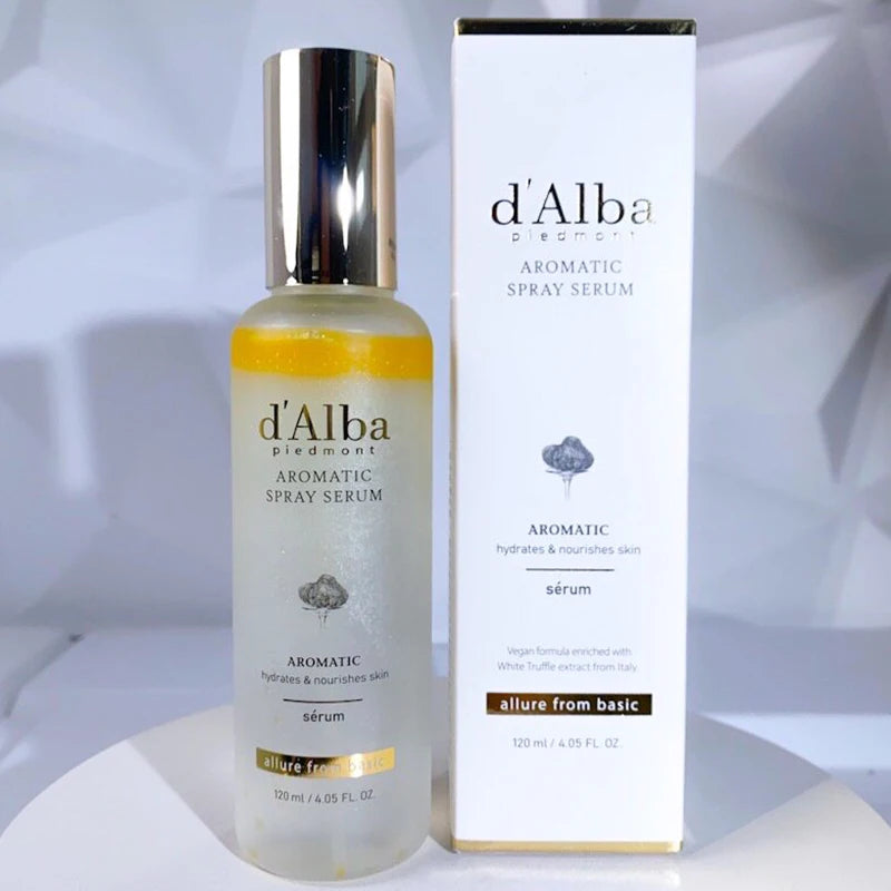 DAlba Korea 100ml Tónico en suero de trufa blanca, spray fijador facial hidratante y luminoso, esencia en bruma nutritiva para el cuidado de la piel
