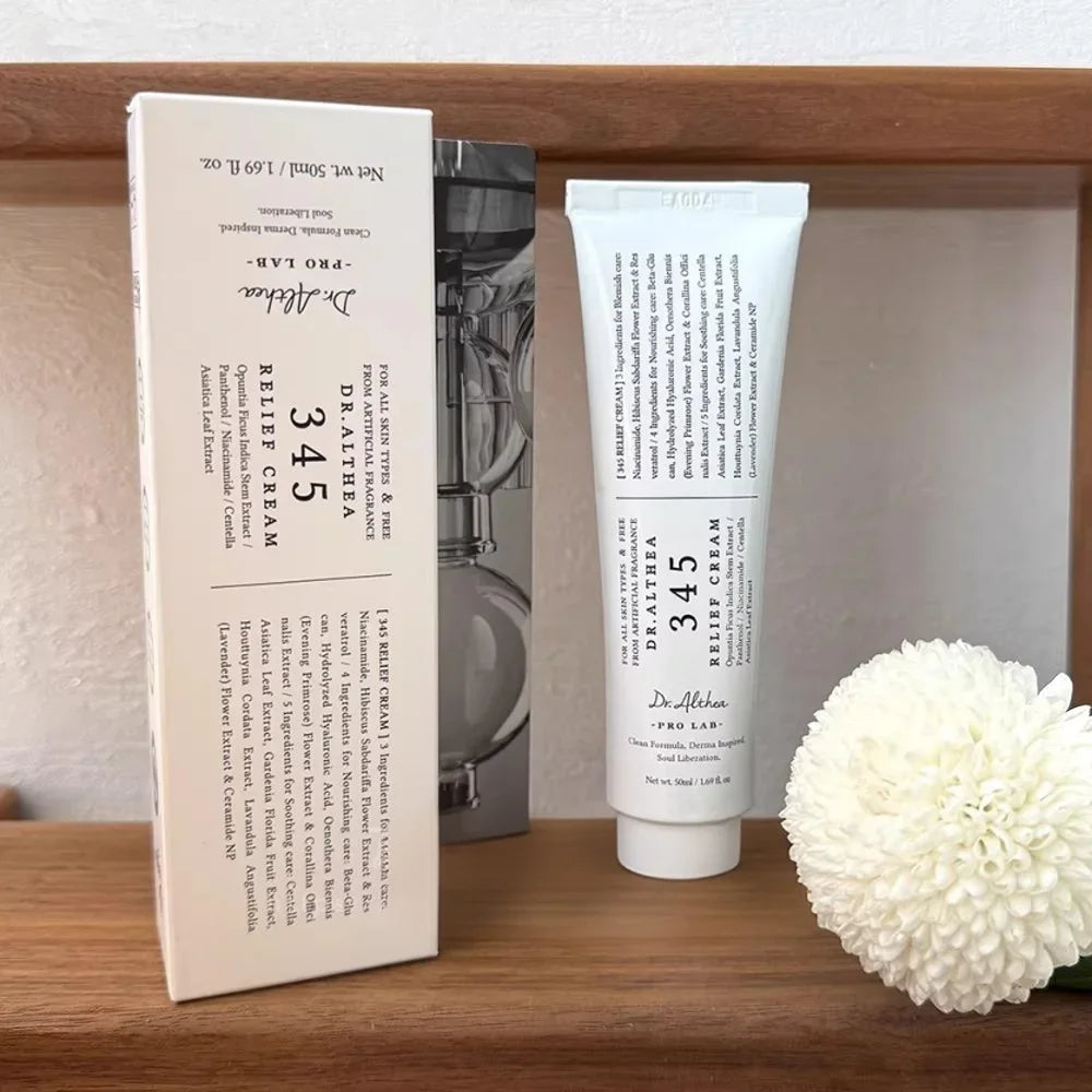 🌸 Dr. Althea 345 Facial Moisturizer 50ml — Crème Hydratante Légère & Barrière Cutanée | K-Beauty