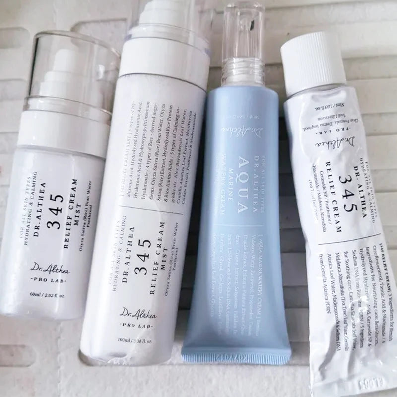 Dr.Althea 🍵 Green Tea Sunscreen, Creams 345 & 147, Vitamin C & PDRN — Protect, Nourish & Brighten