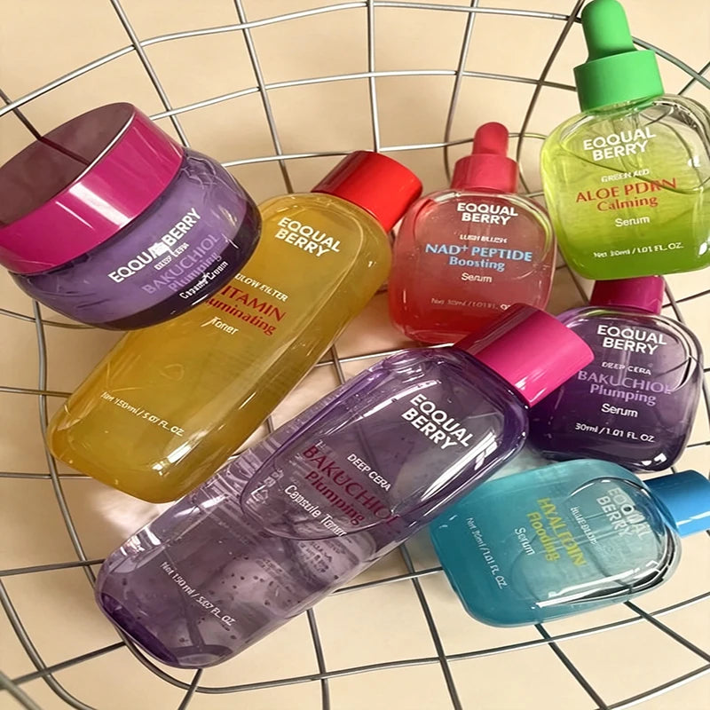 Mejor marca EQQUALBERRY 5 tipos de crema facial hidratante de larga duración para cuidado profundo, productos coreanos para el cuidado de la piel, tónico de VITAMINAS