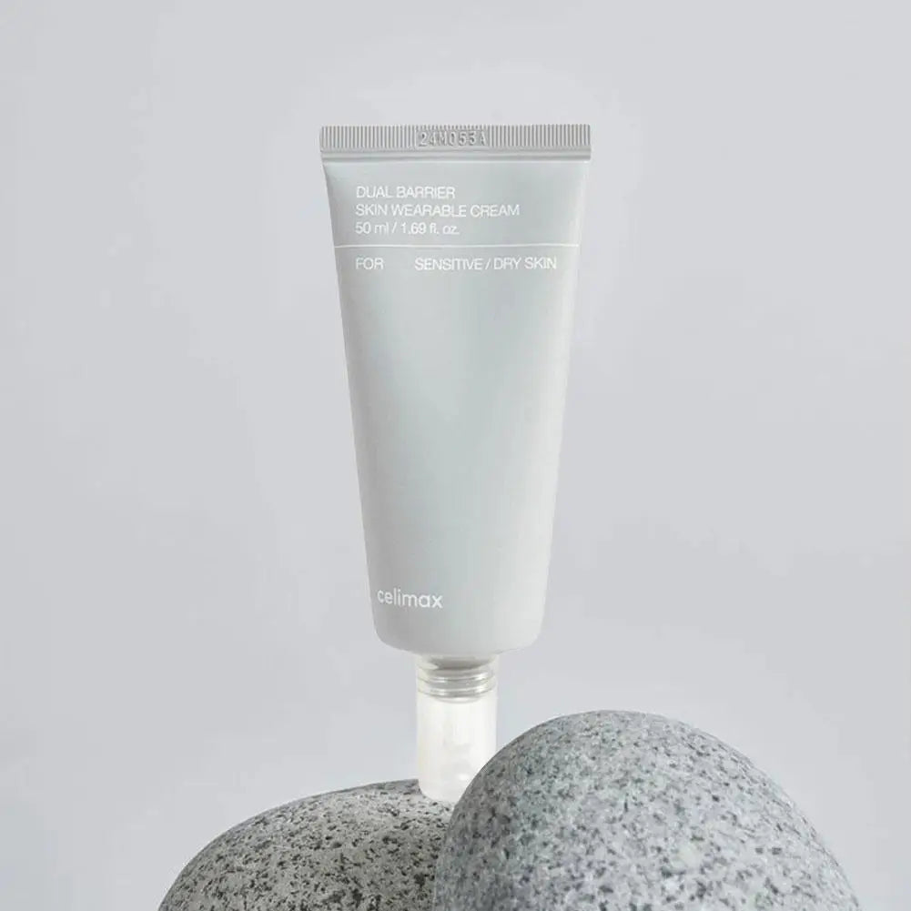 Korean Celimax Barrier Cream Double Barrier Repair Soothes Dryness Redness Reduces Fine Lines Firms Brightens Face Cream