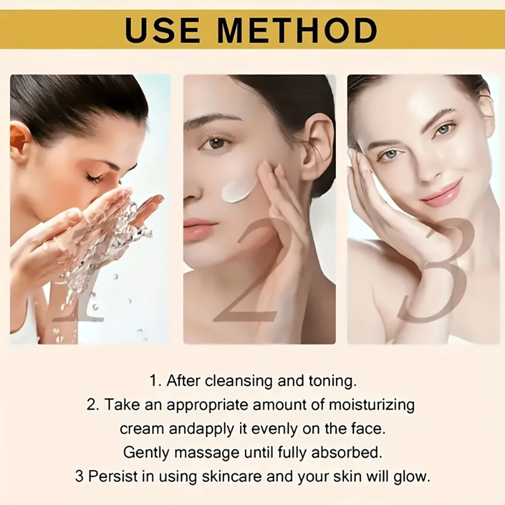 Crème Visage Extrait de Riz 24H SUYARUN 🌾 — Hydratation, Éclat & Nutrition | Peaux Sèches & Sensibles