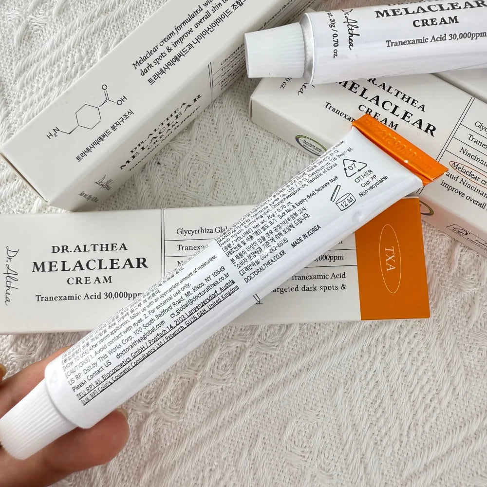 Dr. Althea Melaclear Cream, Even Skin Tone Cream, Acne Mark Cream, Dark Spot Cream, Fades Acne Marks, Sun Spot Care, Korean Face Cream
