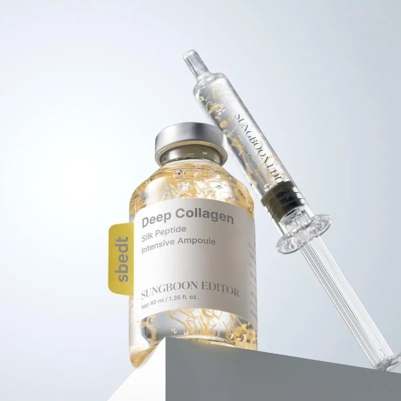 Kit de cuidado de la piel K-Beauty Sbect 🧴 — Colágeno, péptidos de seda, ampolla PDRN y sérum potenciador | 40ml