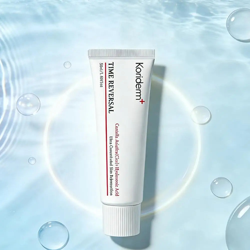 Korean Centella Asiatica Hyaluronic Acid Time Reverse Cream - Fast-Absorbing, Brightening, Ultra Oxidative Stress Repair