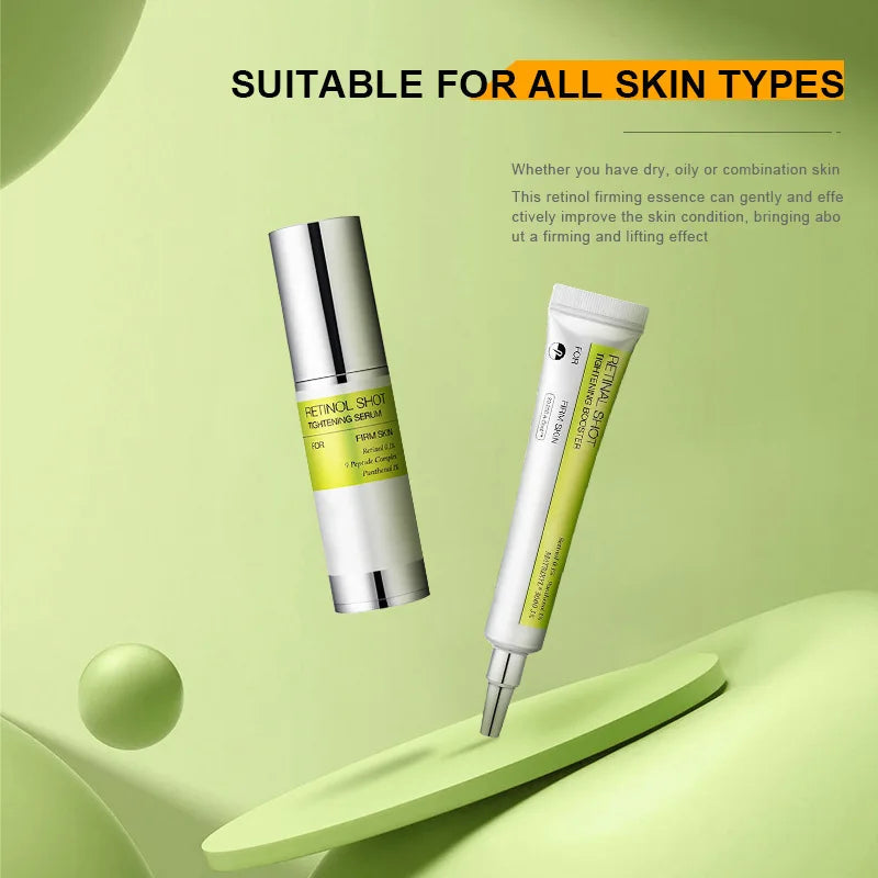 K-Beauty Retinol Shot Serum 💉 — Lifting, Firming & Anti-Wrinkle | Eye Cream & Hydration Booster