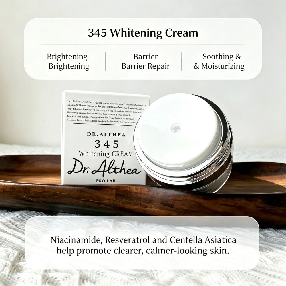 Dr. Althea 147 Barrier Cream 345 Relief Cream Original Korean Facial Collagen Moisturizer Centella Asiatica Hyaluronic Acid Cream