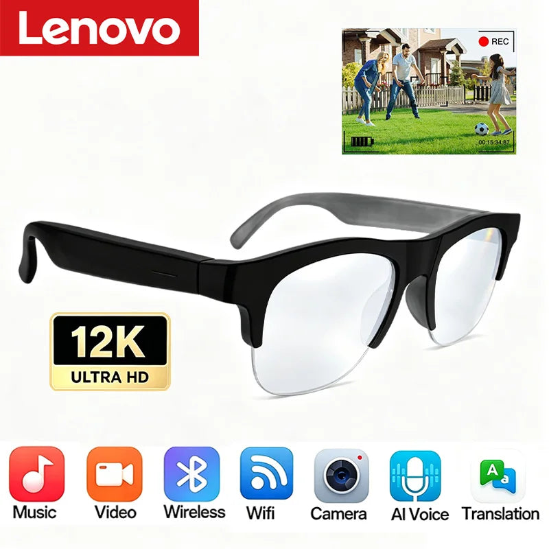 Lunettes connectées Lenovo D12 et accessoire au choix 🕶️
