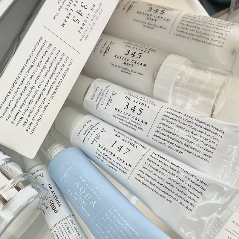 Hot Dr. Althea 345 Relief Cream Antioxidant Brightening Cream Long-lasting Moisturizing Repair Korean Essence Mist Soothing Damaged Skin