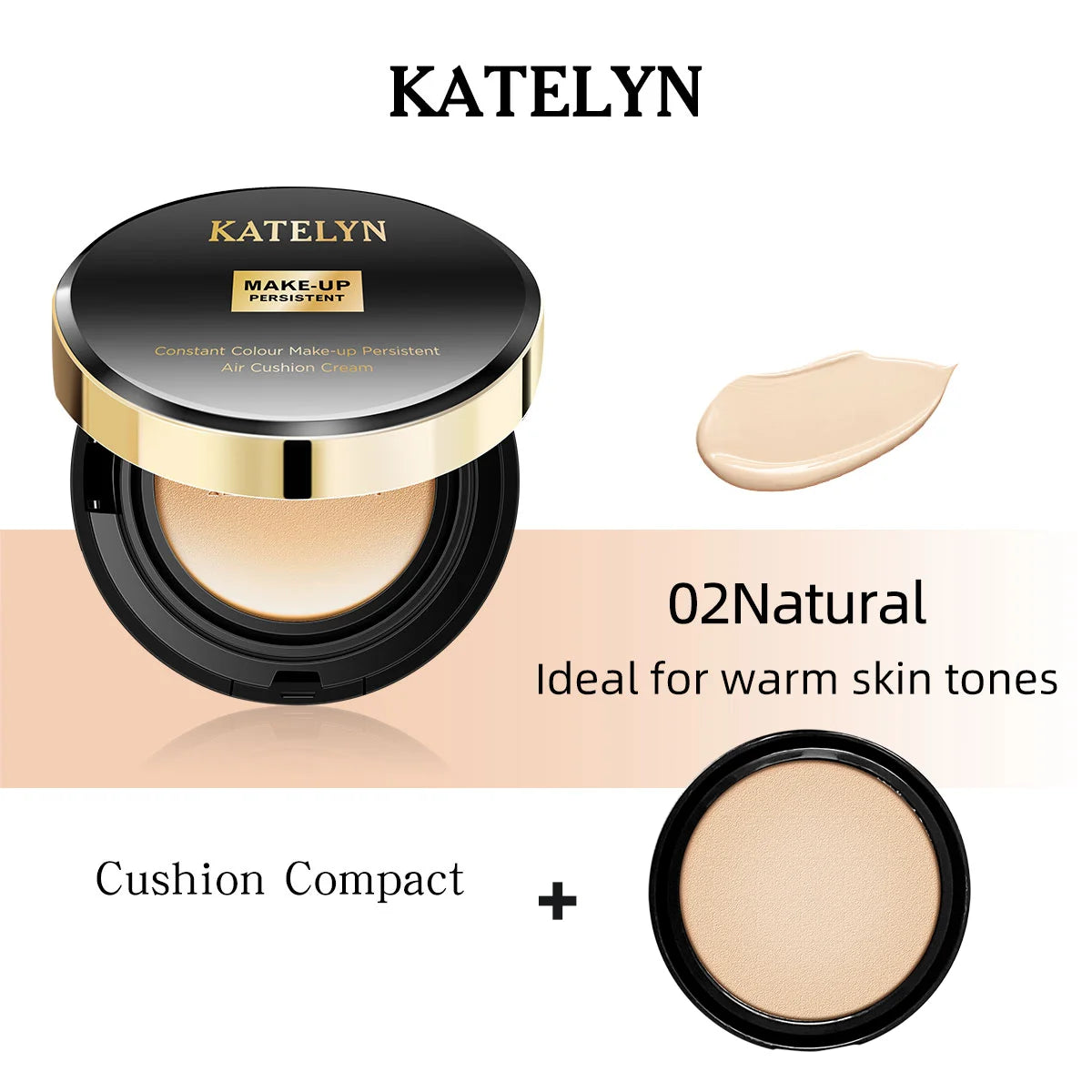 BB Cream Air Cushion K-Beauty 💄 — Couvrante, Matifiante & Hydratante | Anti-Brillance Été | 12g