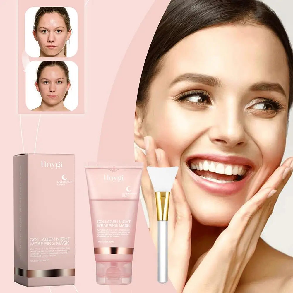 Mascarilla Peel-Off de Colágeno Hidrolizado K-Beauty 🌙 — Hidratación, Antiarrugas y Mascarilla Nocturna | 50g y 75g | 3 Tonos
