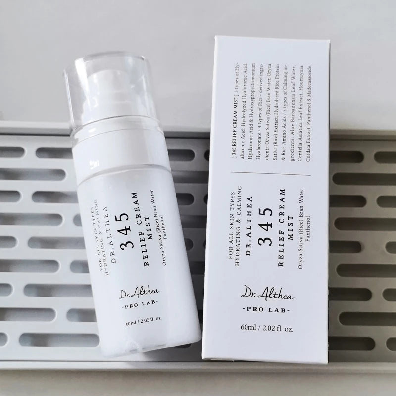 🌸 Dr. Althea 345 Cream, Spray Hydratant & Solaire Thé Vert — Apaisant, Longue Tenue & Nourrissant | K-Beauty