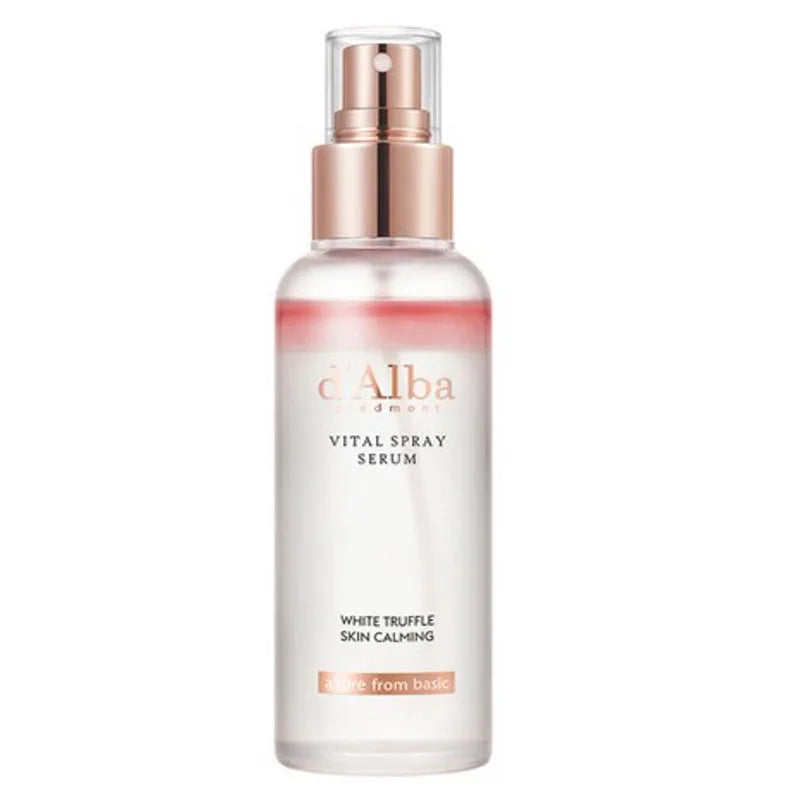 DAlba Korea 100ml Tónico en suero de trufa blanca, spray fijador facial hidratante y luminoso, esencia en bruma nutritiva para el cuidado de la piel