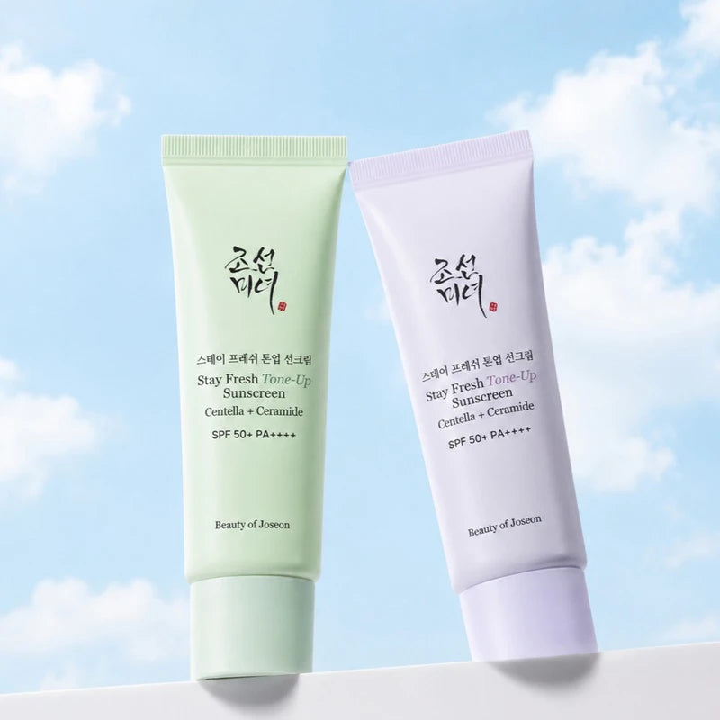 Beauty of Joseon Green/Purple Brightening Tone-Up Primer Liquid Foundation, Prevents Makeup from Smudging, Isolation Cream