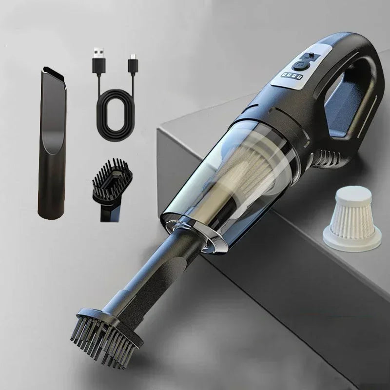 NYNY Cordless Portable Vacuum Cleaner 🌀 — 120W, Wet & Dry, Fast Charging | Car, Home & Pets