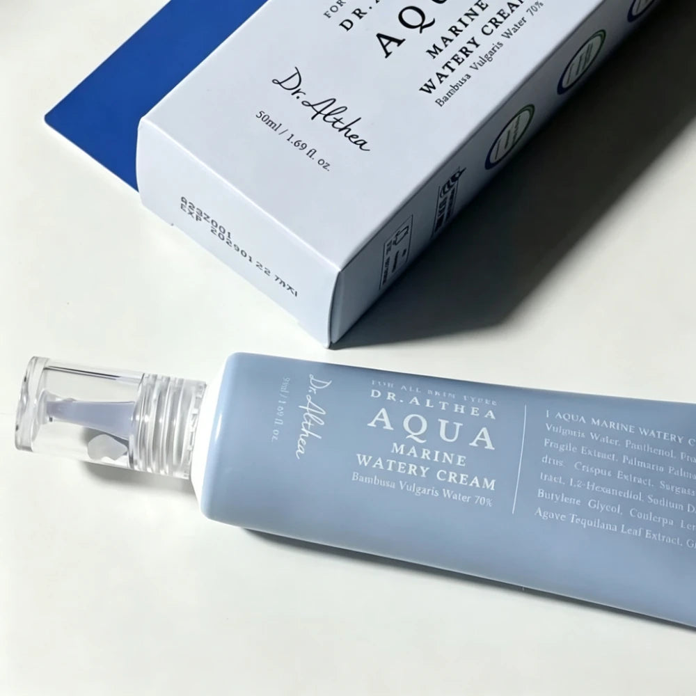 Dr. Althea Aqua Marine Watery Cream 50ml Jelly Mist 100ml Crema facial coreana hidratante para piel seca y sensible K-Beauty
