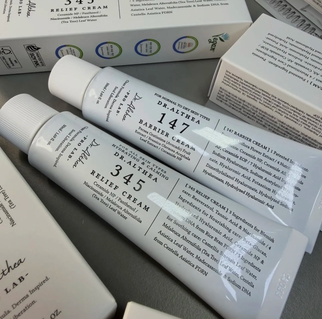 Dr. Althea Brand 345 Relief Cream Mist 147 Antioxidant Nature Skincare Products Whitening Brightening Non-Greasy Soothing Skin
